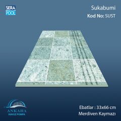 Sukabumi 33x66x1,80 cm Merdiven Kaymazı