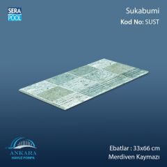 Sukabumi 33x66x1,80 cm Merdiven Kaymazı