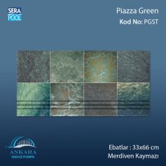 Piazza Green 33x66x1,80 cm Merdiven Kaymazı
