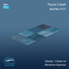 Piazza Cobalt 33x66x1,80 cm Merdiven Kaymazı