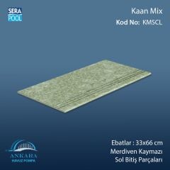 Kaan Mix 33x66x1,80 cm Merdiven Kaymazı Sol Bitiş