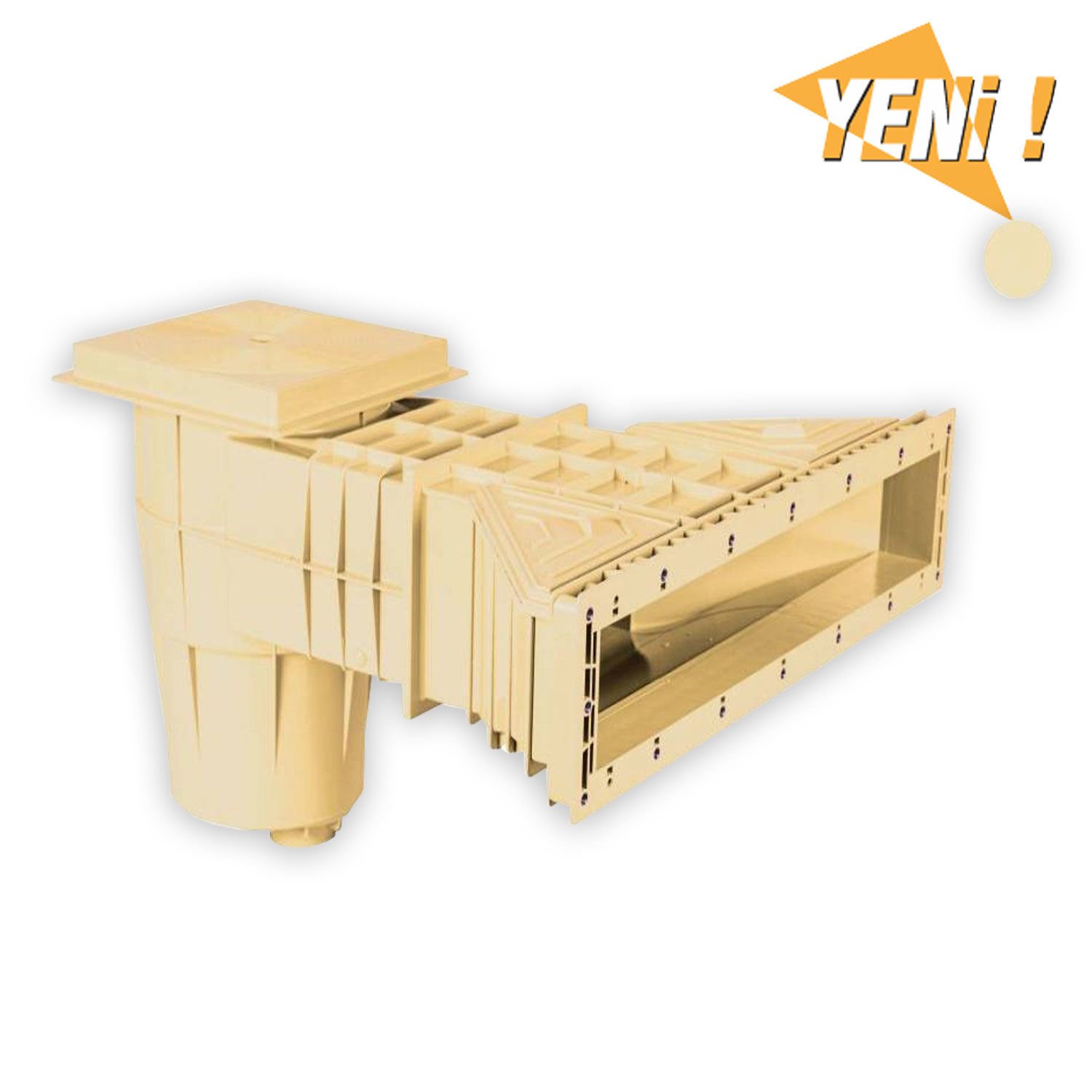 Yükseltilmiş Standart Geniş Ağızlı Skimmer Bej - RAL 1015