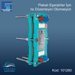 Gemaş Plakalı Eşanjörler İçin Isı Düzenleyici Otomasyon