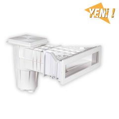 Yükseltilmiş Standart Geniş Ağızlı Skimmer Gri - RAL 7004
