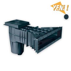 Yükseltilmiş Standart Geniş Ağızlı Skimmer Gri - RAL 7004