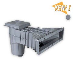 Yükseltilmiş Standart Geniş Ağızlı Skimmer Gri - RAL 7004