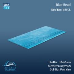 Blue Bead 33x66x1,80 cm Merdiven Kaymazı Sol Bitiş
