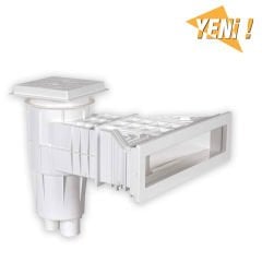 Yükseltilmiş Lüks Geniş Ağızlı Skimmer Gri - RAL 7004
