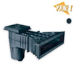 Yükseltilmiş Lüks Geniş Ağızlı Skimmer Gri - RAL 7004