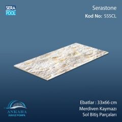 Serastone 33x66x1,80 cm Merdiven Kaymazı Sol Bitiş