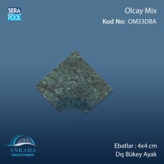 Olcay Mix 4x4 cm Dış Bükey Ayak