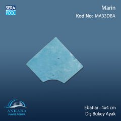Marin 4x4 cm Dış Bükey Ayak