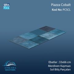 Piazza Cobalt 33x66x1,80 cm Merdiven Kaymazı Sol Bitiş