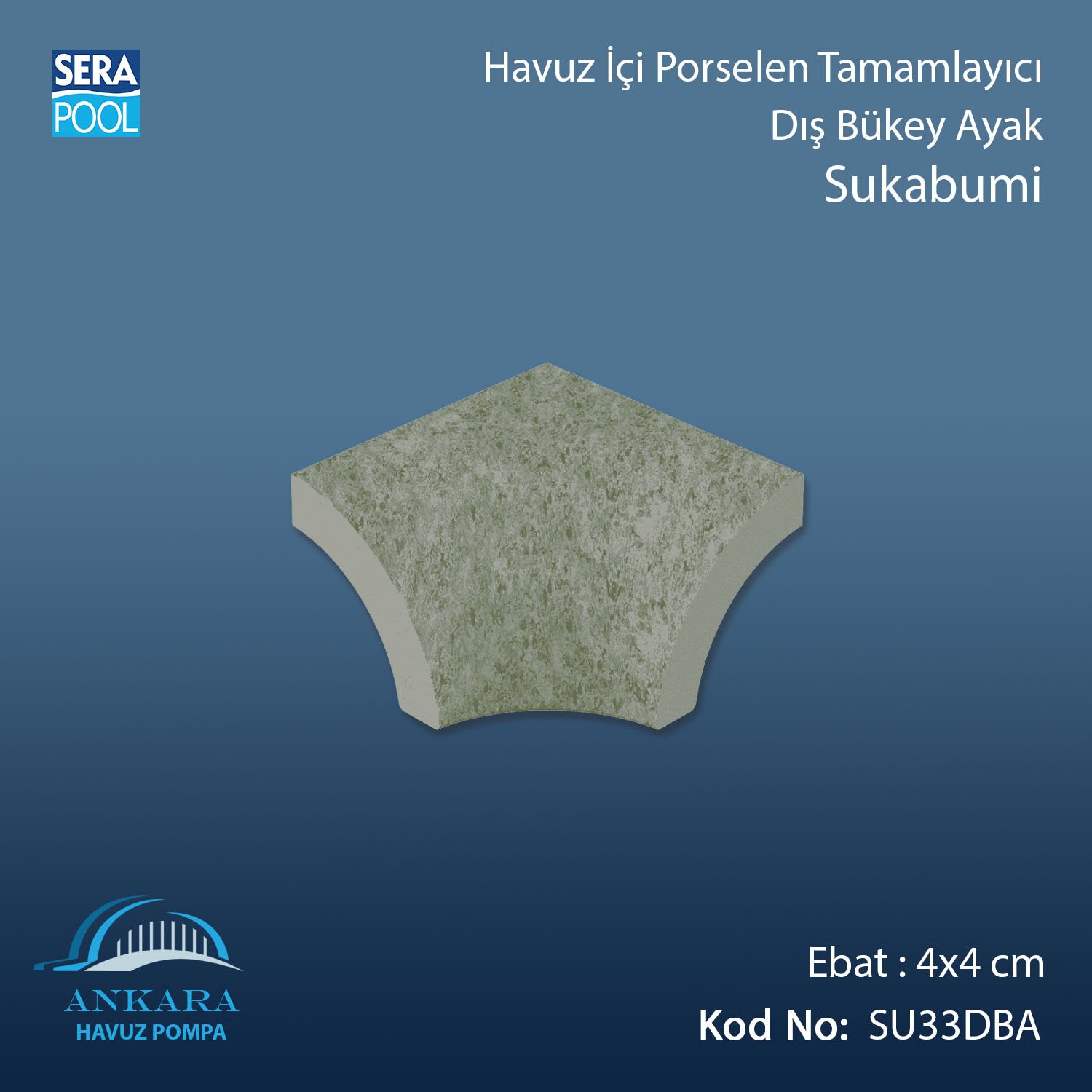 Sukabumi 4x4 cm Dış Bükey Ayak