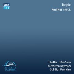 Tropic 33x33x1,80 cm Merdiven Kaymazı Sol Bitiş