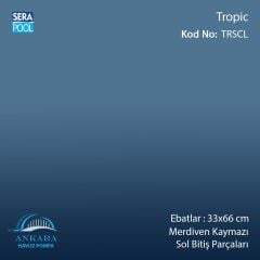 Tropic 33x33x1,80 cm Merdiven Kaymazı Sol Bitiş