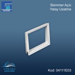 Skimmer Gövdesi 10cm Yatay Uzatma Parçası