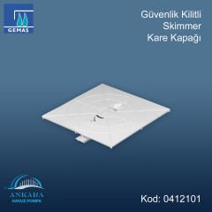Güvenlik Kilitli Skimmer Kare Kapağı