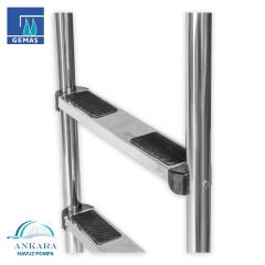 Standart 304 Model - Standart 5 Basamaklı Havuz Merdiveni Paslanmaz Çelik 304 Kalite