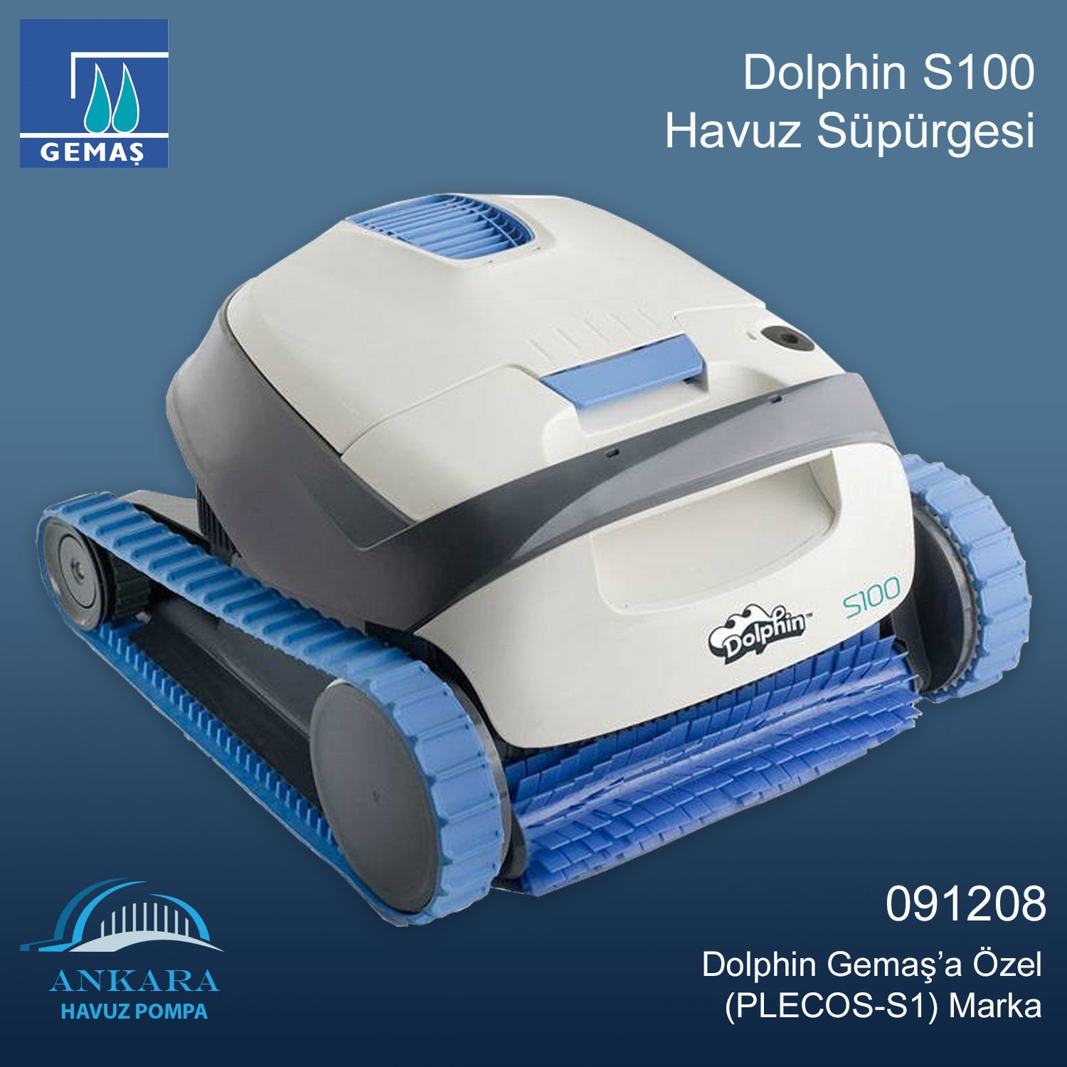 Dolphin “S100” Otomatik Havuz Süpürgesi