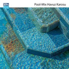 Pool Mix (16,5x66 cm) Porselen Karo - m² 'si