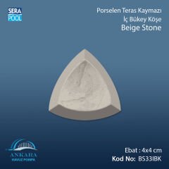 Beige Stoner 4x4 cm İç Bükey Köşe