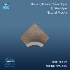 Natural Mocha 4x4 cm İç Bükey Ayak