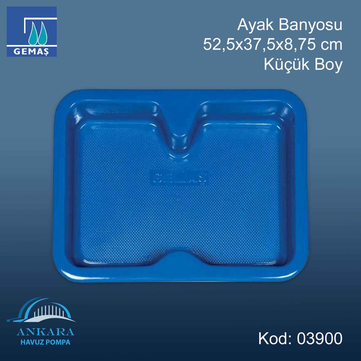 Ayak Banyosu 120x80x9 cm Büyük Boy