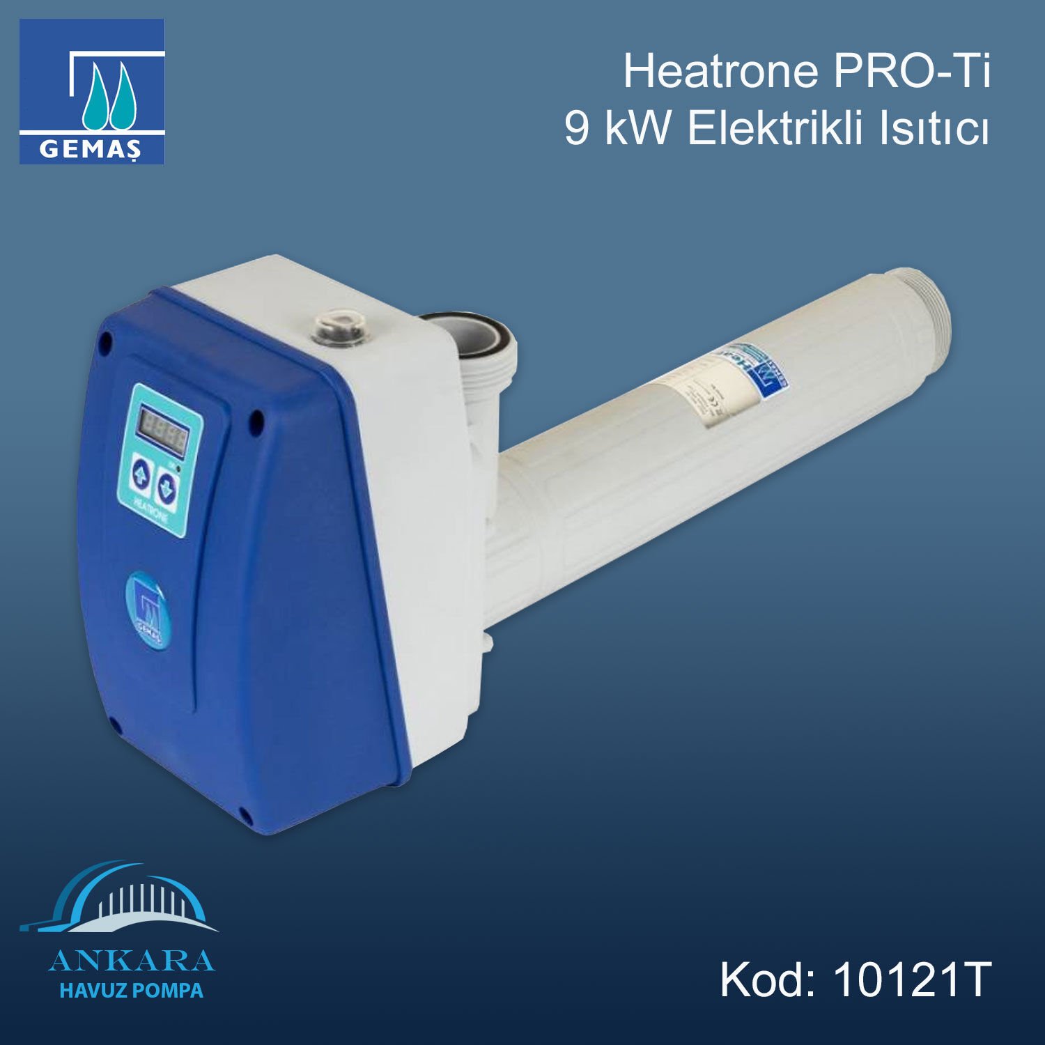 Heatrone PRO Ti 9 kW Elektrikli Isıtıcı