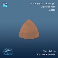 Cotto 4x4 cm Dış Bükey Köşe