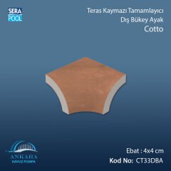 Cotto 4x4 cm Dış Bükey Ayak