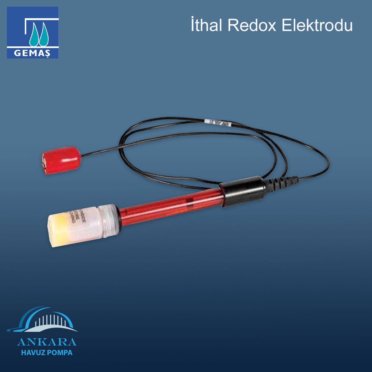 İthal Redox Elektrodu, Kablosu İle Birlikte