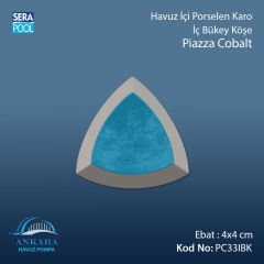 Piazza Cobalt 4x4 cm İç Bükey Köşe