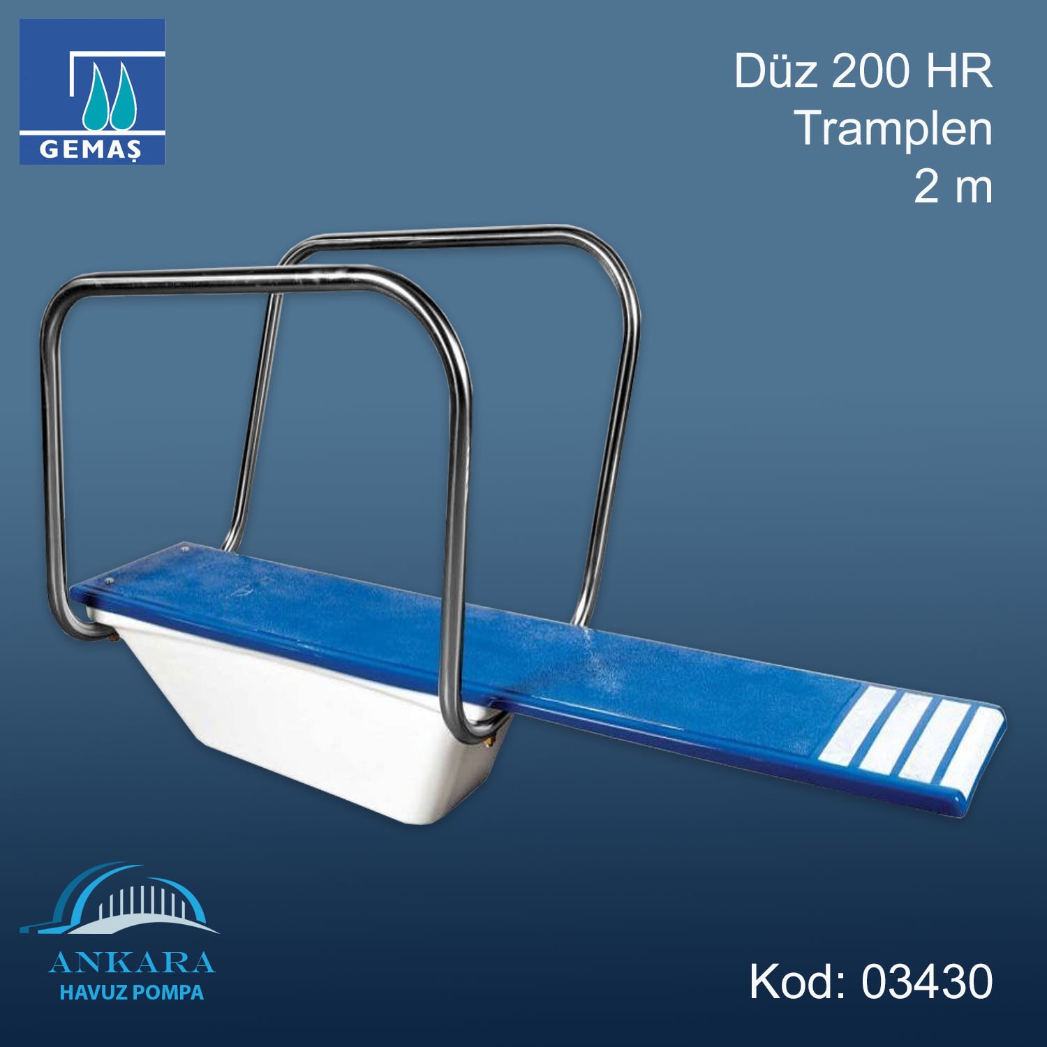 Düz 200 HR Tramplen 2 m