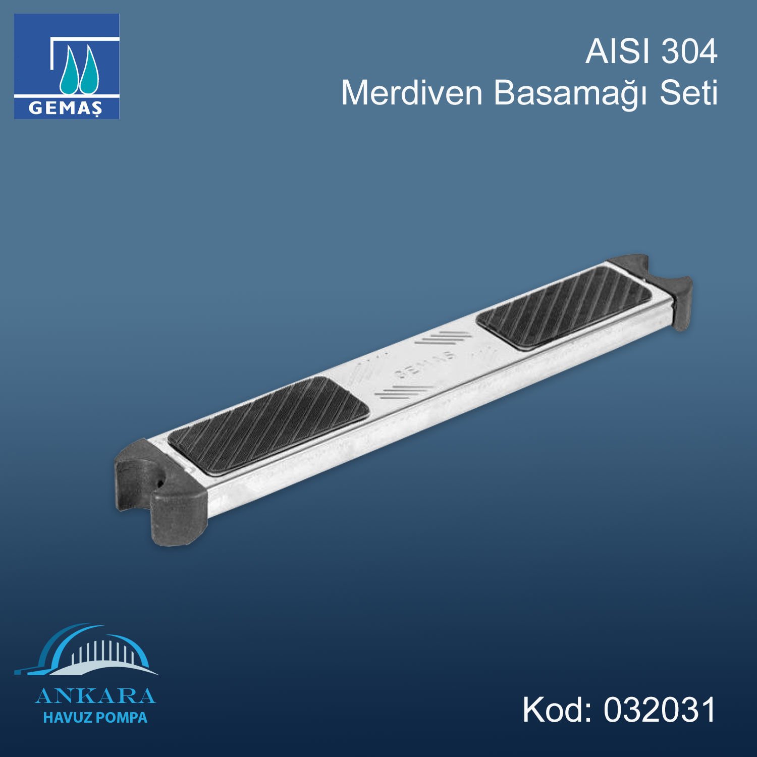 AISI 304 Merdiven Basamağı Seti