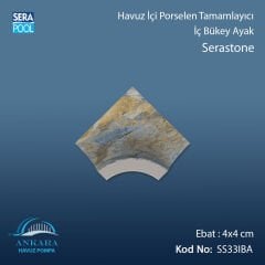 Serastone 4x4 cm İç Bükey Ayak