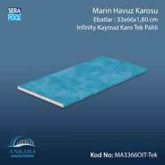 Marin 33x66x1,80 cm Infinity Kaymaz Karo Tek Pahlı