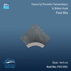 Pool Mix 4x4 cm İç Bükey Ayak