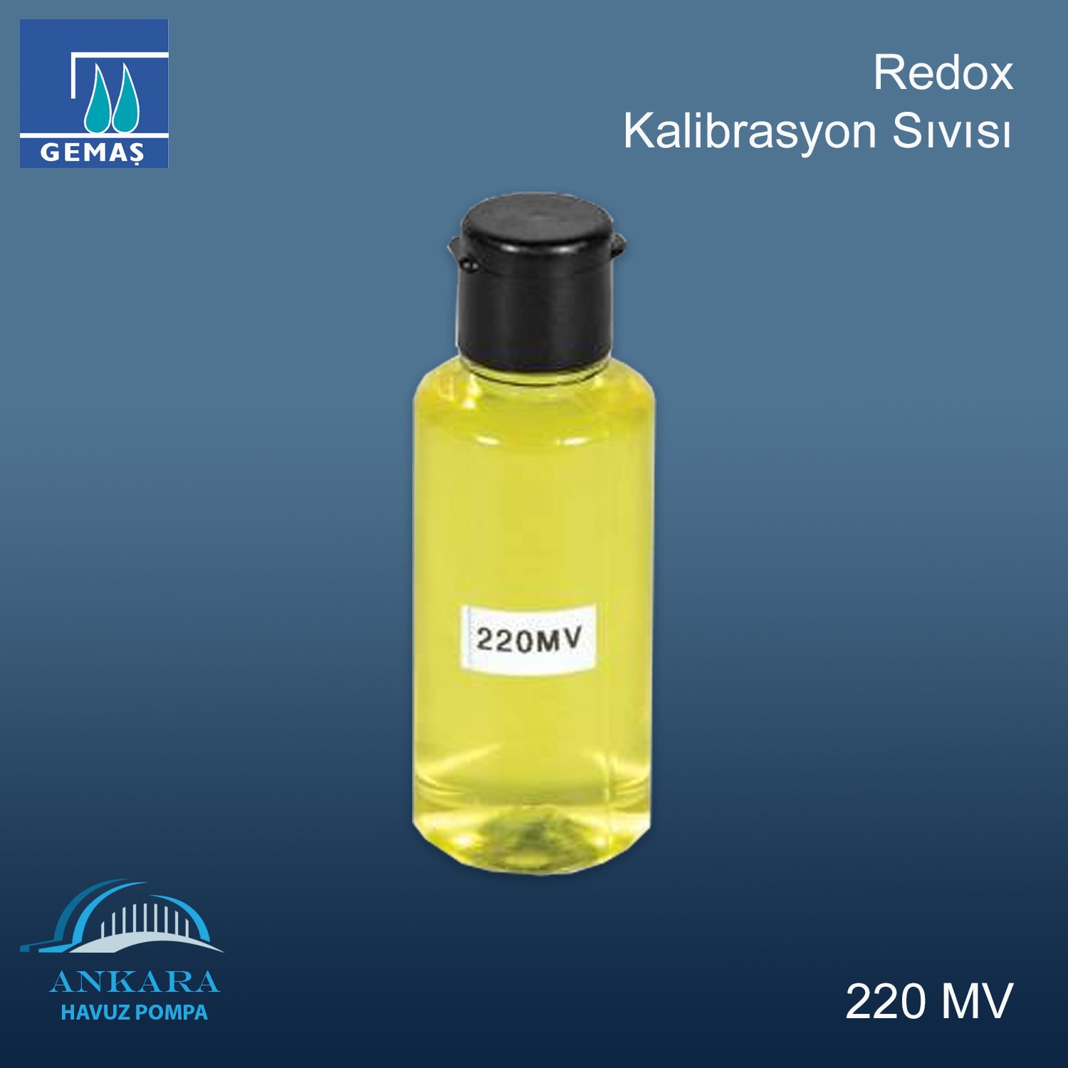 Redox Kalibrasyon Sıvısı - 220 MV / 50 CC