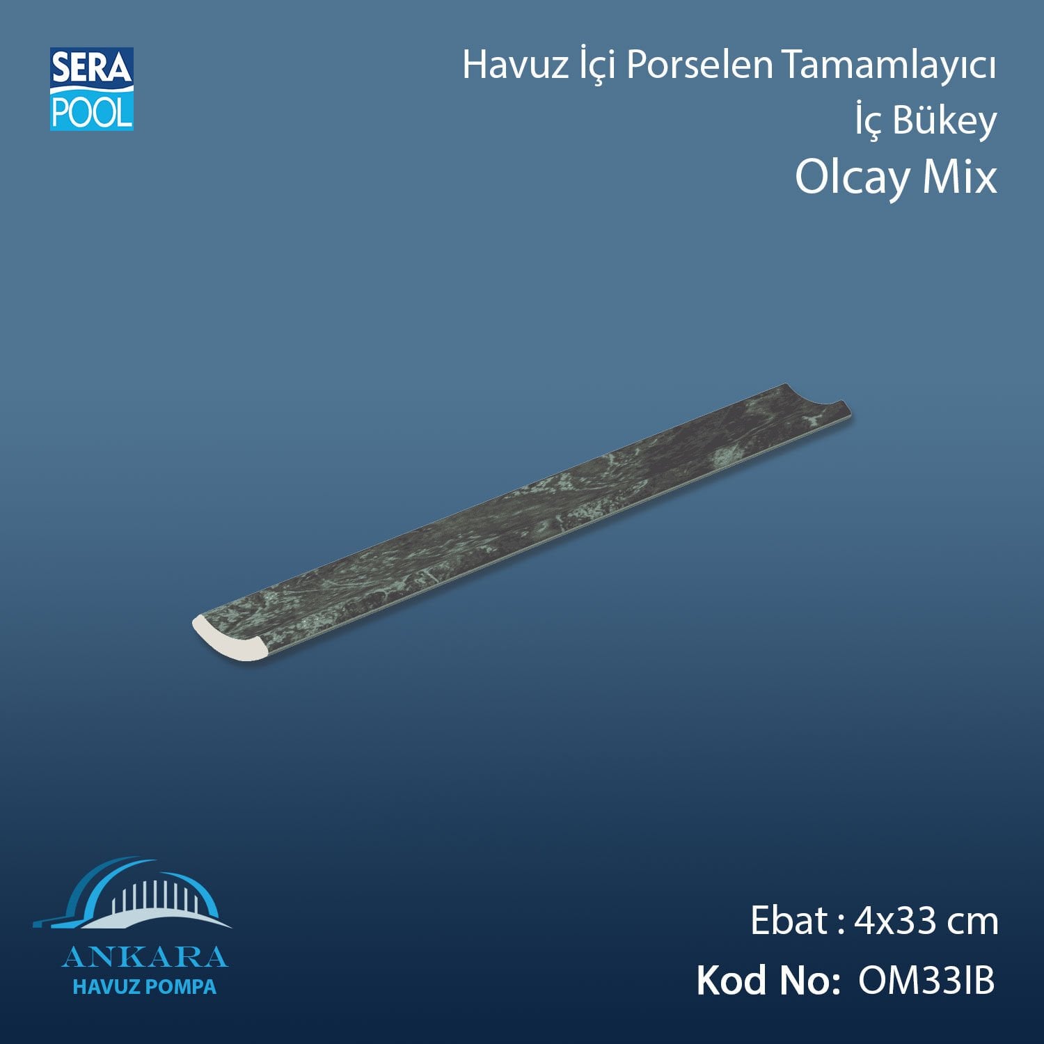 Olcay Mix 4x33 cm İç Bükey