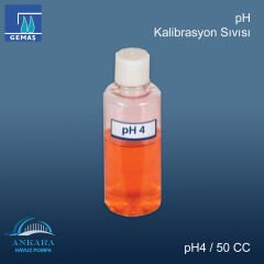 pH Kalibrasyon Sıvısı - pH 4 / 50 CC