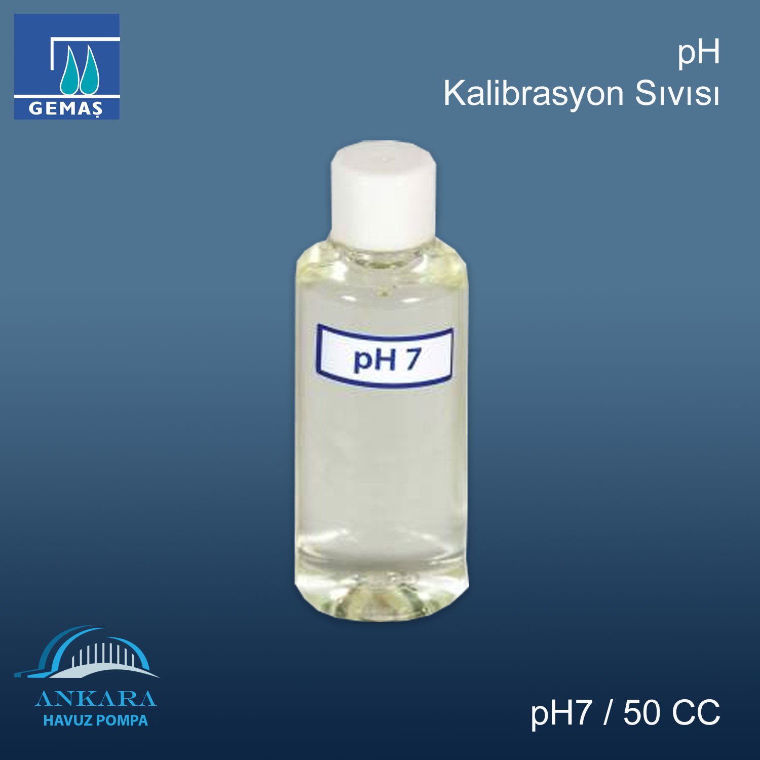pH Kalibrasyon Sıvısı - pH 7 / 50 CC