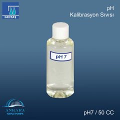 pH Kalibrasyon Sıvısı - pH 7 / 50 CC