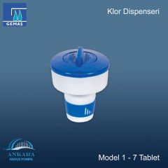 Klor Dispenseri Model 2 - 6 Tablet