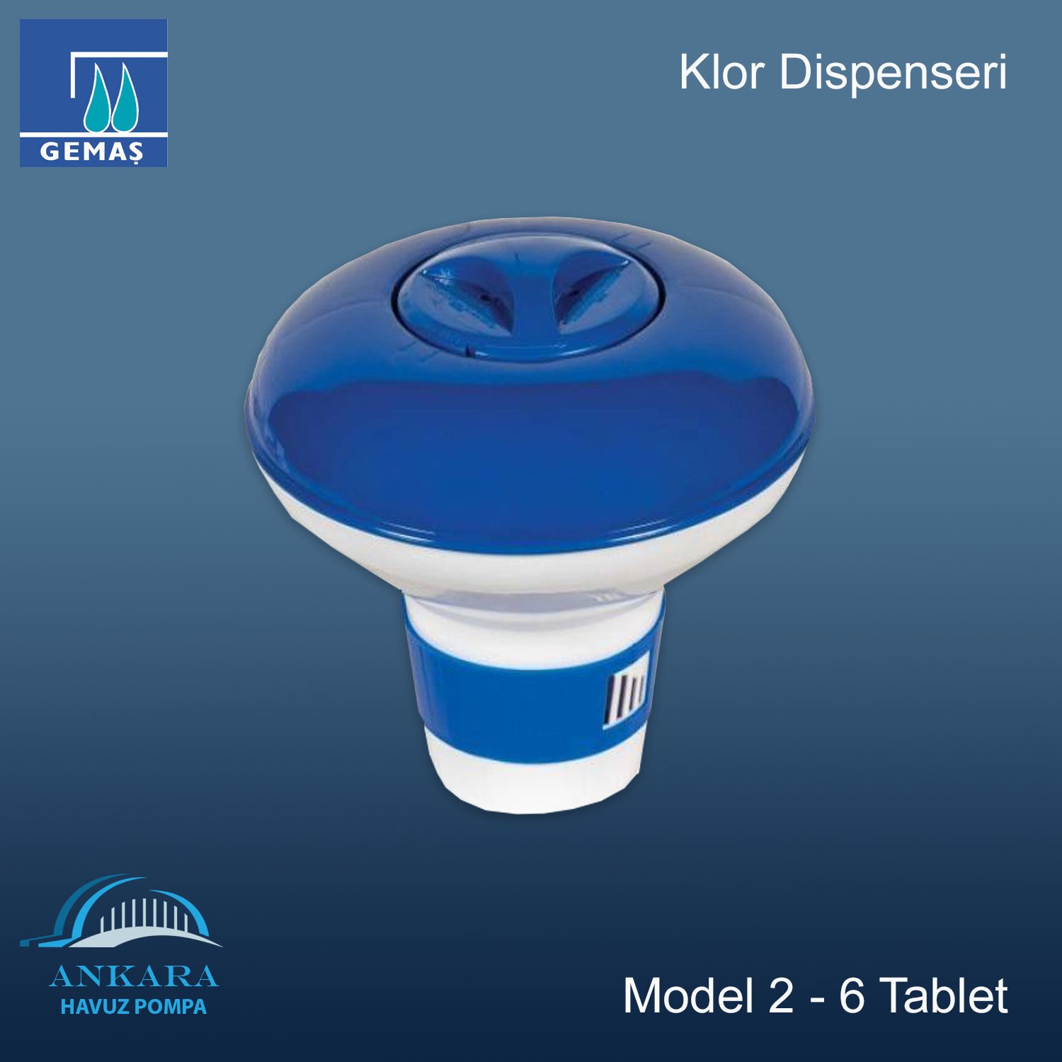Klor Dispenseri Model 2 - 6 Tablet