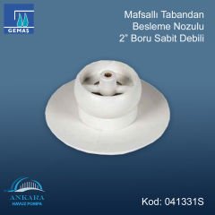 Mafsallı Tabandan Besleme Nozulu 2'' Boru Sabit Debili