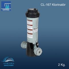 Gemaş CL-167 Klorinatör Online 2 Kg.