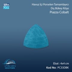 Piazza Cobalt 4x4 cm Dış Bükey Köşe