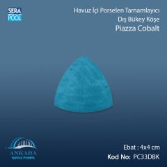 Piazza Cobalt 4x4 cm Dış Bükey Köşe