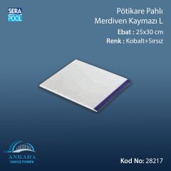 Pötikare Merdiven Kaymazı 25x30 cm Kobalt+Sırsız